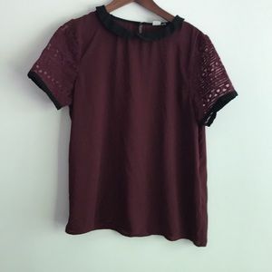 Beautiful burgundy top